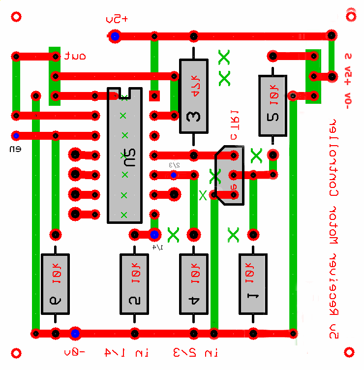  receiver motor copper strips